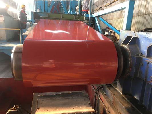 600~1250mm RAL カラーコーティングコイル メーカー 300~550MPa 張力強度