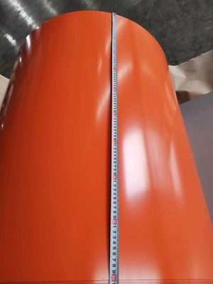 赤 PPGL ステールコイル 0.13mm-0.8mm コーティングされたガルバニズドコイル 耐腐蝕性